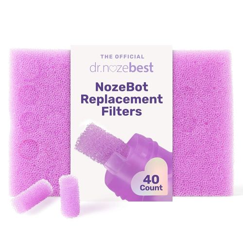 Dr. Noze Best | NozeBot Replacement Filters - Electric Baby Nasal Aspirator | Pediatric ENT-Designed Baby Care for Nose Sucker | Filters | Aspirator Filters