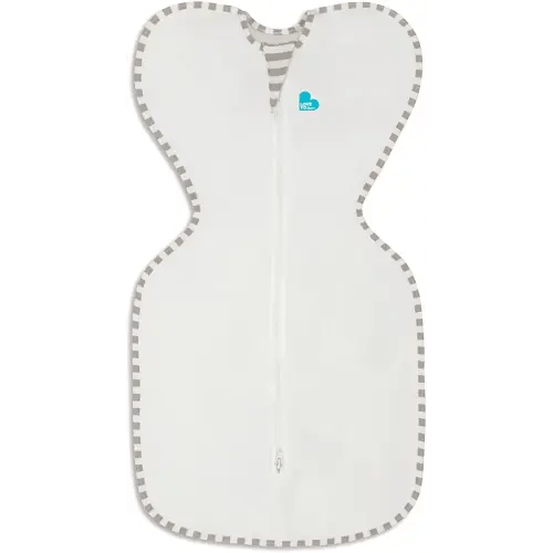 Love to Dream Organic Swaddle, Baby Sleep Sack, Swaddle Up Self-Soothing Swaddles for Newborns, Get Longer Sleep, Snug Fit Helps Calm Startle Reflex, 1.0 TOG Sleep Sack, 13-18.5lbs, Cream