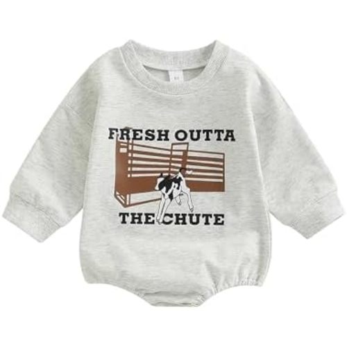 Newborn Baby Girl Boy Oversized Sweatshirt Romper Long Sleeve 0 3 6 12 18 Months Fall Winter Clothes