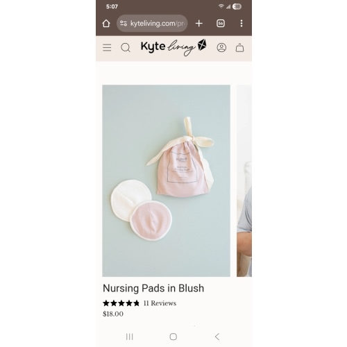 Nursing Pads in Blush – Kyte Living