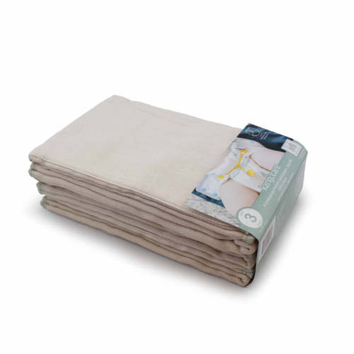 Kanga Care Unbleached Cotton Prefold Cloth Diapers (6 pk) - Size 3 ::