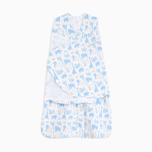 SleepSack Swaddle Cotton - Blue Safari
