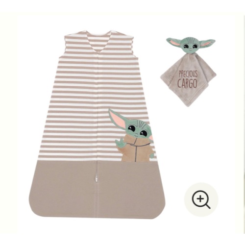 Star Wars Baby Yoda Wearable Blanket & Lovey Gift Set