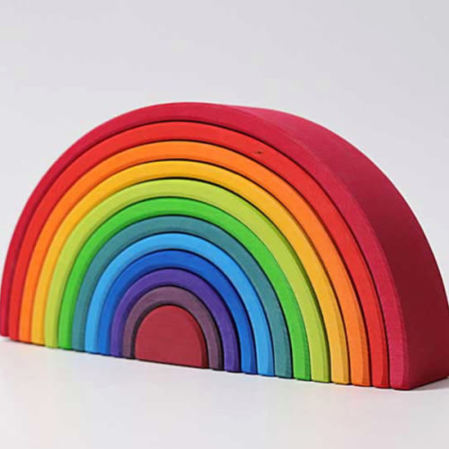Grimm's Large Rainbow Stacking Tunnel