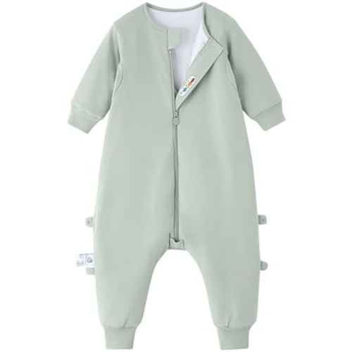 kaiya baby Unisex Toddler Sleep Sack with Feet, 2.5 Tog Baby Winter Sleep Sack Long Sleeve Gifts for Boys & Girls