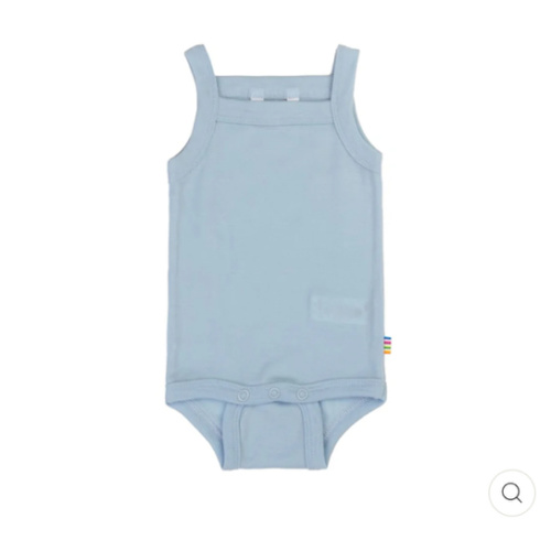 Joha Wool Sleeveless Romper Light Blue