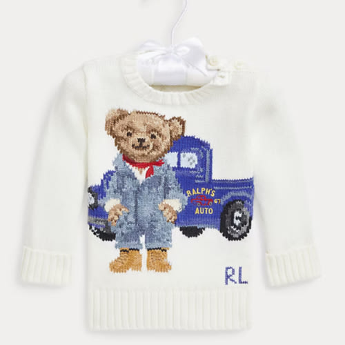Polo Bear Cotton Sweater
