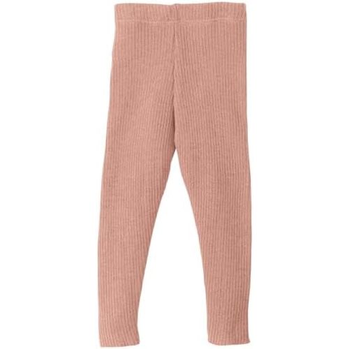 Ecoable Kids Merino Wool Leggings, Ribbed Thermal Base Layer Pants