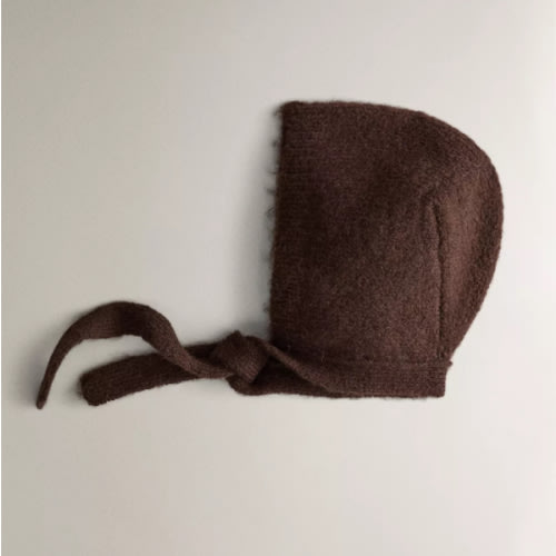 ALPACA BABY BONNET - Chocolate brown | ZARA United States