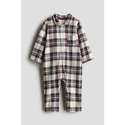 PAJAMA JUMPSUIT WITH COLLAR