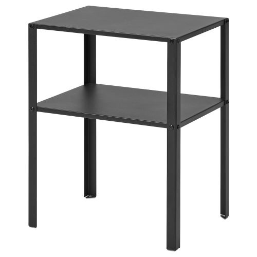 KNARREVIK Nightstand - black 16 1/2x13 1/4 "