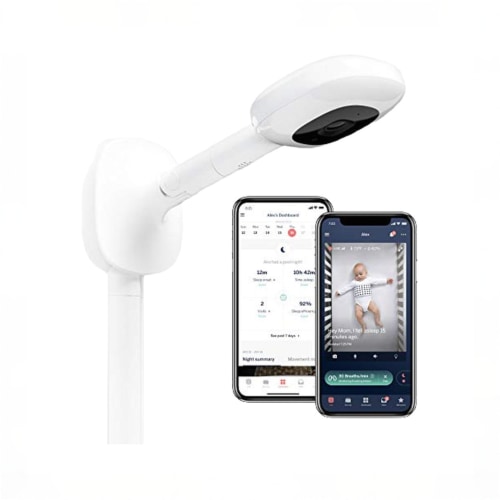 Nanit Pro HD Baby Monitor with Wall Mount, White