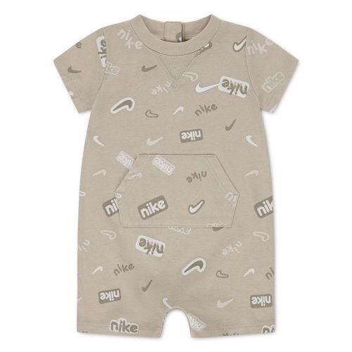 Newborn Baby Nike Printed Logo Short Sleeve Romper