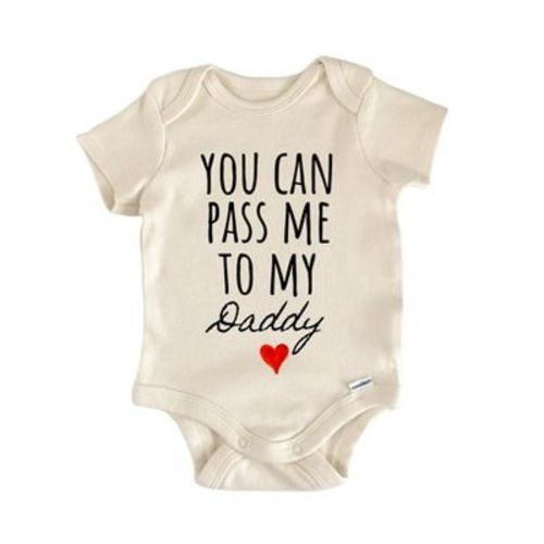 Daddy Announcement Baby Gift Baby Bodysuit Natural Newborn