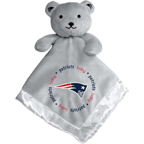 BabyFanatic Gray Security Bear - NFL New England Patriots - Officially Licensed Snuggle Buddy