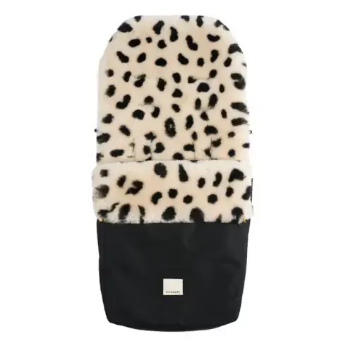 BINIBAMBA - Universal fixed harness footmuff in lambskin - Leopard | Smallable