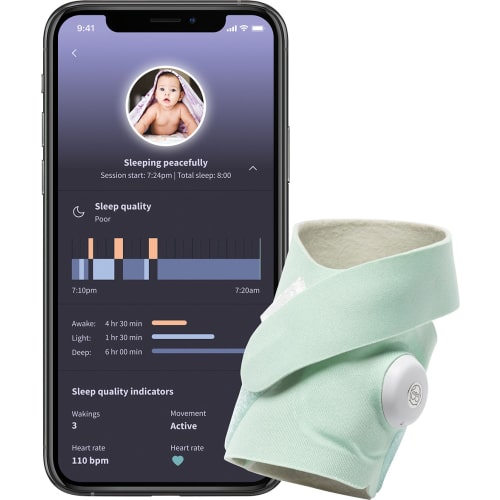 Owlet - Dream Sock Baby Monitor - Mint