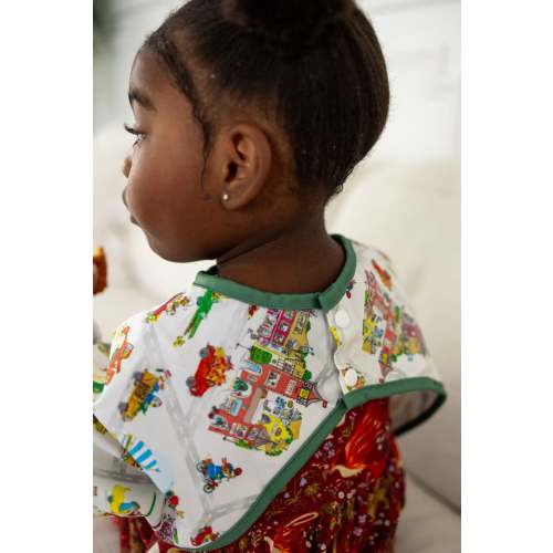 Richard Scarry's Busyworld™ Long Sleeve Recycled Plastic Smock Bib