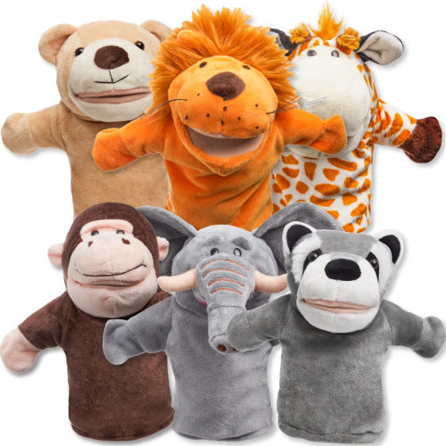 Joyin 6Pcs Kids Hand Puppet Set with Working Mouth | Wayfair