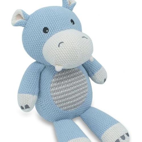 Henry the Hippo Knitted Toy