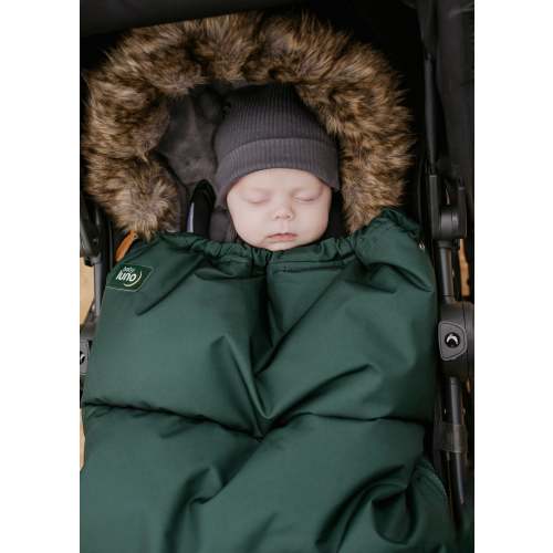 baby luno Nordic Footmuff Pram Liner - Hunter Green