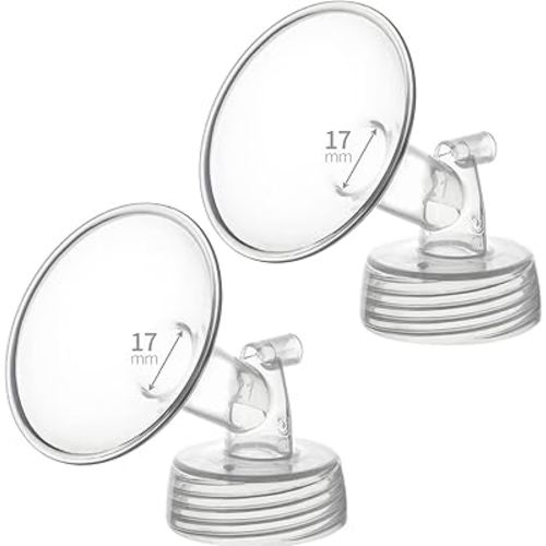 17mm Flanges Compatible with Spectra S2 S1 9 Plus Ameda MYA Motif Luna Breastpumps Replacement to Pump Parts Flange. Compatible with Spectra Parts/Accessories