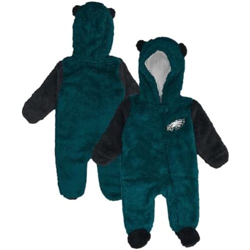 Outerstuff Newborn & Infant NFL Stay Napping Fleece Bunting Full-Zip Sleeper