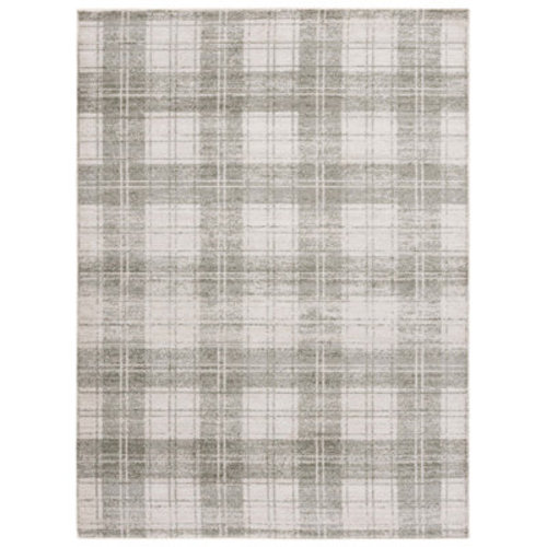Rosalind Wheeler Oxford Plaid 500 Performance Plaid Rug | Wayfair