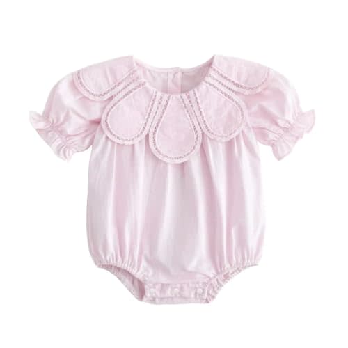 Newborn Baby Girl Floral Romper Infant Sleeveless Solid Jumpsuit Summer Playwear Bodysuit