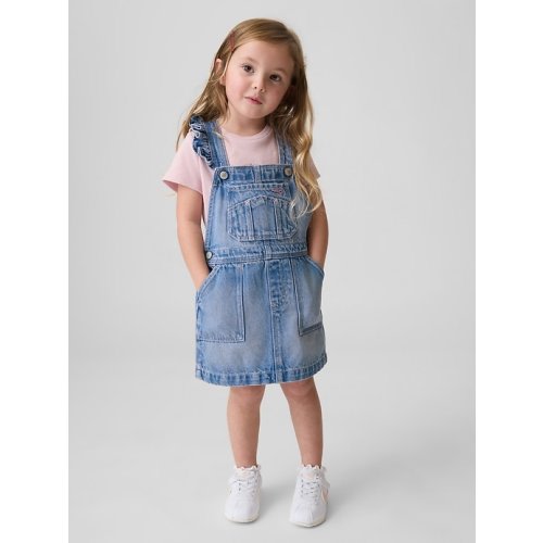 Baby & Toddler Denim Ruffle Skirtall