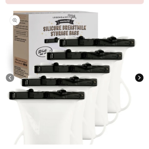 Reusable Silicone Breastmilk Storage Bags | Legendairy Milk