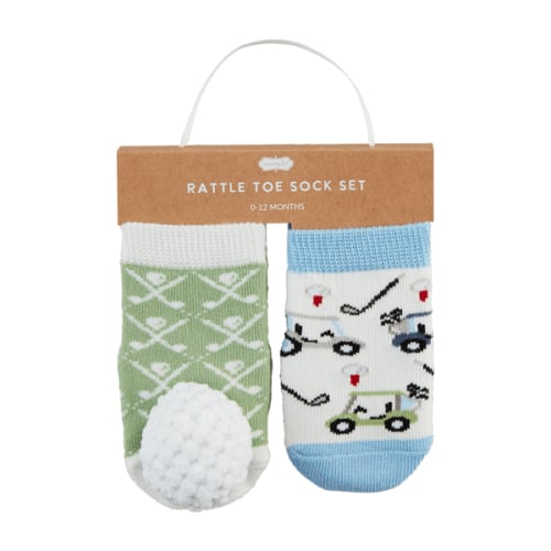 Golf Ball Rattle Toe Socks