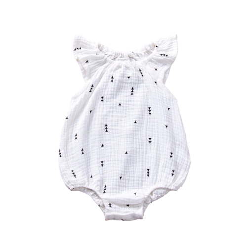 Utoimkio Unisex Baby Boy Girl Cartoon Print Sleeveless Romper Onesies One Piece Jumpsuit Summer Overall Clothes Size 0-24M