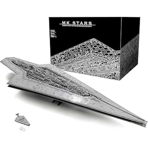 13134 Super Star Destroyer Model Ship, A New Hope Executor Star Dreadnought Building Toy, 7788+Pcs Large Collectible Model Build and Play Awesome Building Kit for Boys and Adult