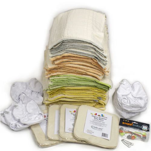 Cloth-eez Cloth Diaper Kit for Birth to 15 Pounds