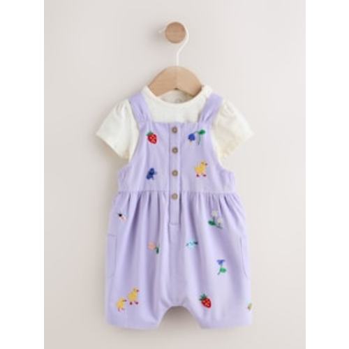 Buy Multi Character Baby Dungarees and Bodysuits Set 2 Piece (0mths-2yrs) from Next USA