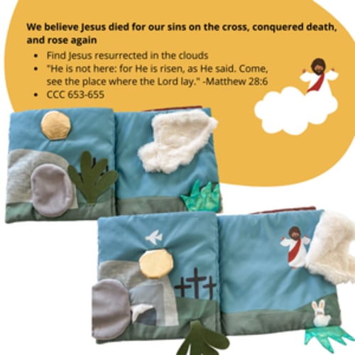 Where is Jesus? Interactive Cloth Book | littlelightcollective