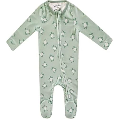 Copper Pearl Zip-up Footie Wade