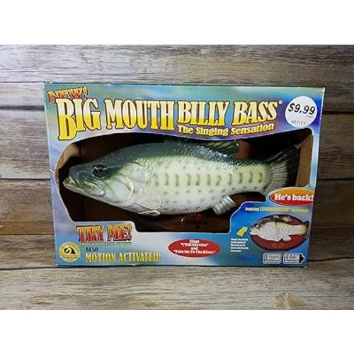 Big Mouth Billy Bass the Singing Sensation Sings "I Will Survive" and " Dont Worry Be Happy" with Motion