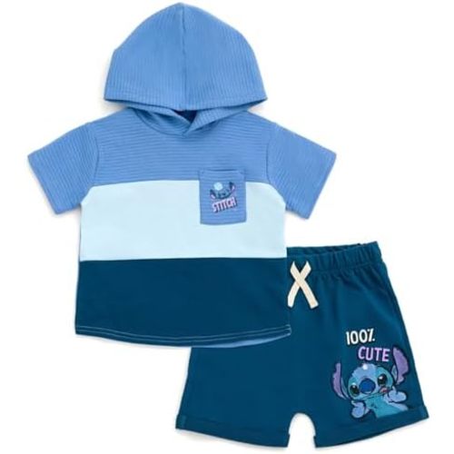 Disney Pullover Hoodie and French Terry Shorts Newborn to Little Kid Sizes (Newborn - 5)