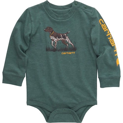 Carhartt Baby Boys' Dog Long-Sleeve Bodysuit at Tractor Supply Co