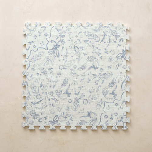 Delft Blue Floral Play Mat | Emile - Little Nomad | House of Noa
