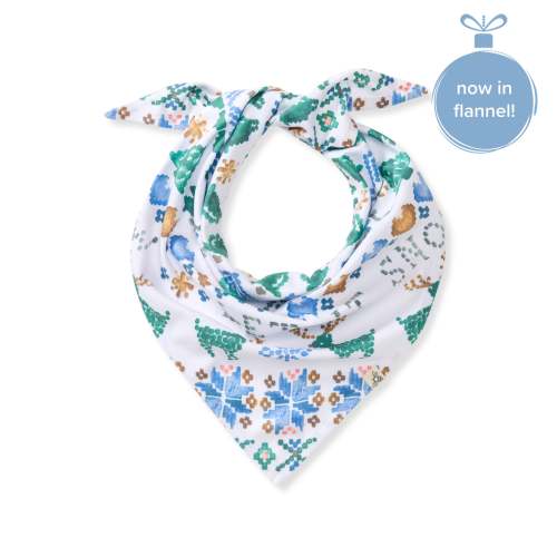 Let It Snow Flannel Pet Bandana | Burt’s Bees Baby® – Burt's Bees Baby