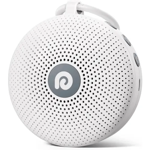 Dreamegg Portable Noise Machine for Baby Adult, Features Powerful Battery, 21 Soothing Sound, Noise Canceling for Office & Sleeping, Sound Therapy for Home, Travel, Registry Gift, Classic White