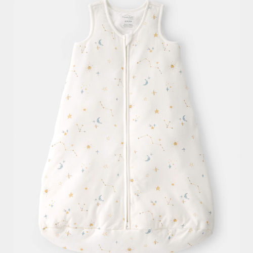 Baby Constellation 2-Way Zip PurelySoft Wearable Blanket - Cream | Carter’s Oshkosh Canada