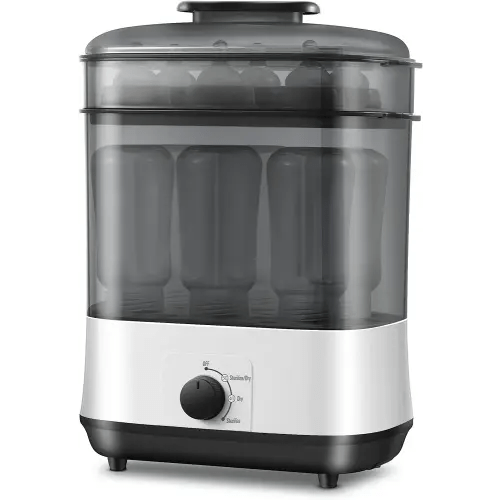 Baby Bottle Ste-rilizer, 3-in-1 Bottle Ste-rilizer, Easy One-Dial Control Electric Steam Bottle Dryer for Baby Bottles, Baby Stuffs & Breast Pump Accessories