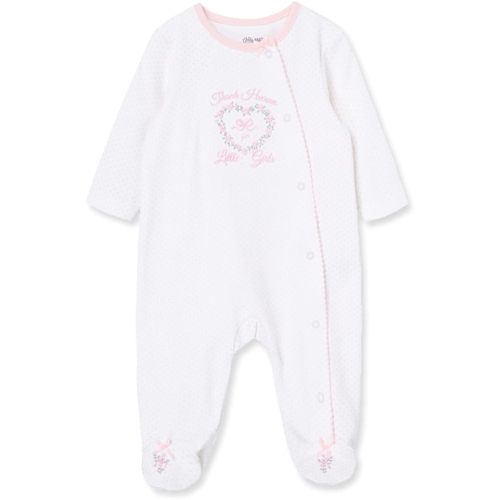 Little Me Baby Girl Newborn Thank Heaven Footie, Pink, Newborn