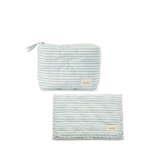 On the Go Travel Pouch & Portable Changing Pad Set