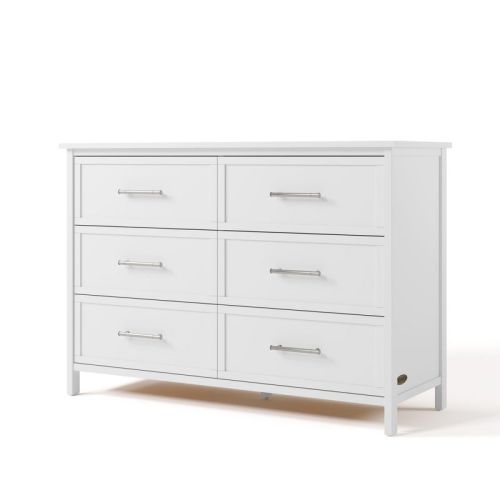 Graco Classic 6 Drawer Double Dresser White