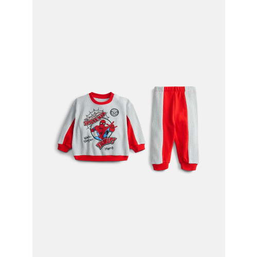 Spider-Man Baby Boys Waffle Knit Top and Pants Set, 2-Piece, Sizes 0M-24M